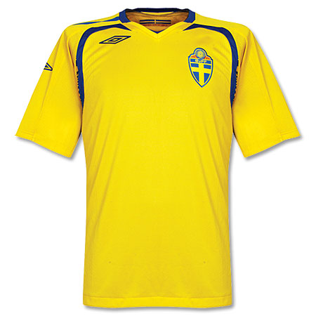 Schweden Home 2007 - 2009 Umbro